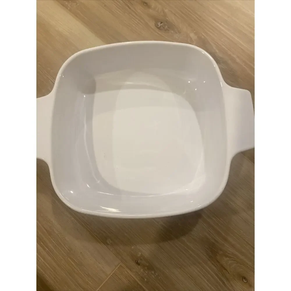 Corning Ware L’Echalote A-1-B 1 Liter Casserole Dish 7” With Pyrex Lid & Handles
